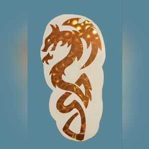 Metallic Copper Dragon Wall/Window Sticker